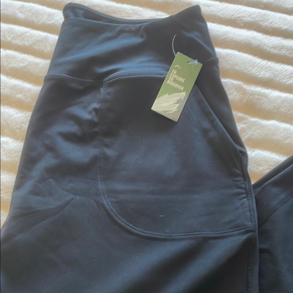 New with tags Willit Classic Black High-Rise yoga Wide Leg Pants, size XXL - Picture 12 of 15